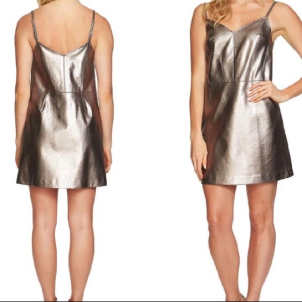 NWT 1. State leather mini dress